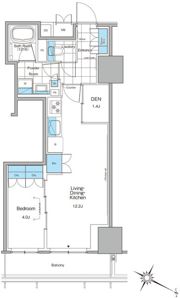 ルフォンプログレ北新宿の間取り画像