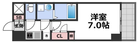 ファーストフィオーレ大阪城イーストの間取り画像
