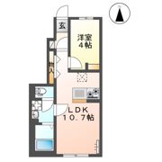 （仮称）嘉島町新築アパートの間取り画像