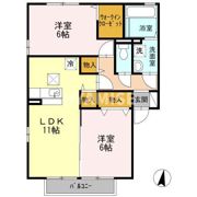 ロイヤルレジデンス A棟の間取り画像