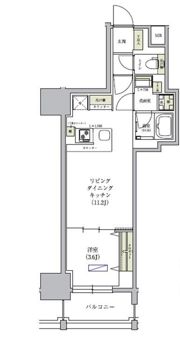 アーバネックス谷町四丁目の間取り画像