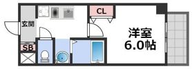 クレド桜川の間取り画像