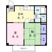 ビスタハイツの間取り画像