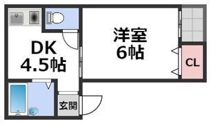 ファーストイン森ノ宮の間取り画像