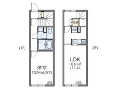 レオネクストブルーブランシェの間取り画像