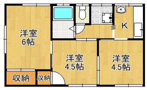 新町荘No.2の間取り画像