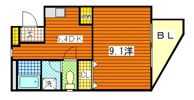 岡村ビルの間取り画像