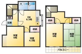 毛呂山戸建てAの間取り画像