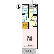 スタシオン東野・アクシス A棟の間取り画像