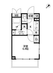 GENOVIA渋谷本町green vailの間取り画像