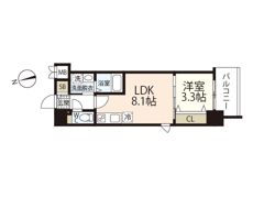 S－RESIDENCE天満町barkの間取り画像