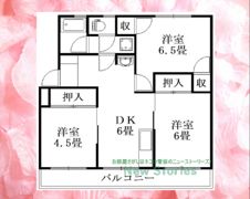 明和ハイツの間取り画像