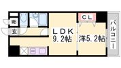 ライオンズマンション三宮第弐の間取り画像