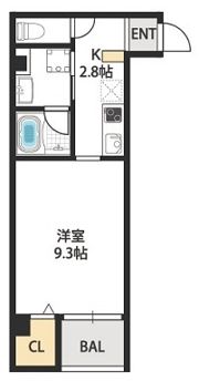 レクラン今里の間取り画像