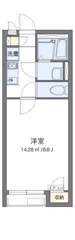 クレイノさんふらわー緑ケ丘の間取り画像