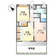 ガーデンヒルズNAKAYAMA弐番館の間取り画像