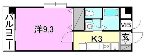 フォルテ竹原の間取り画像