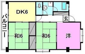 山本マンション（桑原3丁目）の間取り画像