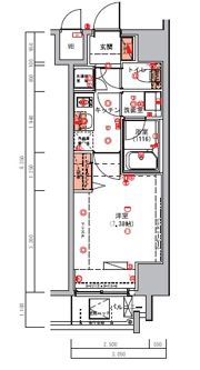 ハーモニーレジデンス錦糸町#002の間取り画像