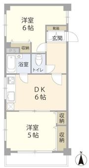 新和マンションの間取り画像