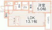 シリウス・Tの間取り画像