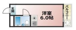 甲南第二六甲ハイムの間取り画像