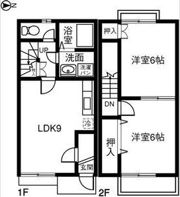 DUPLEX 三ツ井の間取り画像