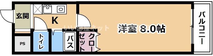 WAVE－KⅡの間取り画像