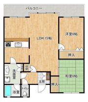 ロワールマンション大江の間取り画像