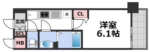 メルディア大正D.C.の間取り画像