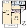 テンダーヴィラA棟の間取り画像