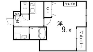 エヌエムサンカンテキャトフC棟の間取り画像