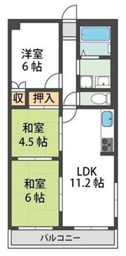 パークヒルズの間取り画像