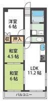 パークヒルズの間取り画像