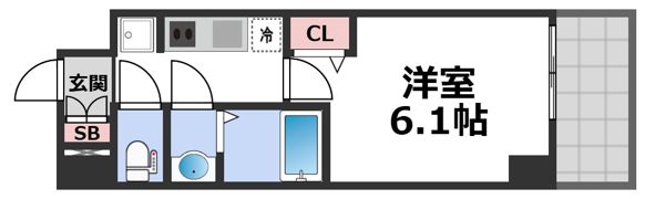 アドバンス大阪リーヴァの間取り画像