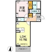 スリーライン高崎の間取り画像