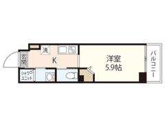 LE DOME府中の間取り画像