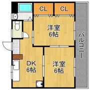 橋本ビル（戸畑）の間取り画像