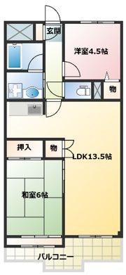 クレストみずほ台の間取り画像