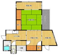 船越4丁目T借家の間取り画像