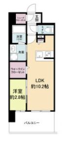 リヴェント難波サウスの間取り画像
