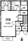 エスポワール弦巻の間取り画像