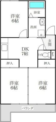 CORPO SHINYASHIKIの間取り画像