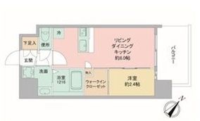 プレリスNEO神戸湊川公園ヴェルトの間取り画像