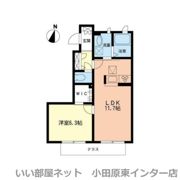 若宮ハイツ坂下の間取り画像