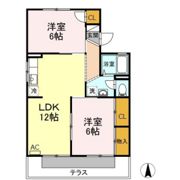 グレースタウン原 B棟の間取り画像