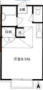 サンパレス中町の間取り画像