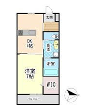 UKマンションの間取り画像