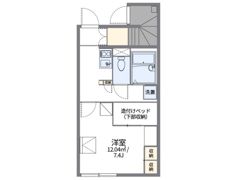 レオパレスサンモールⅡの間取り画像