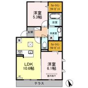 ハイムこがねの間取り画像